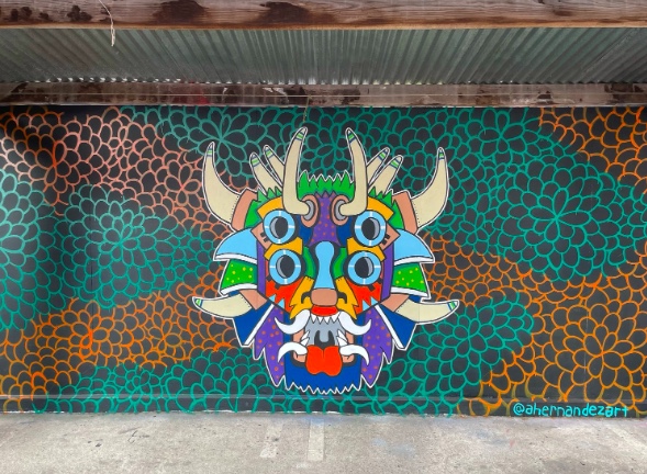 Upfest Godmask Mural